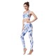 Women Color Print Yoga Set